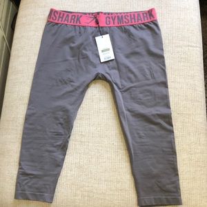 Gymshark Fit Cropped Legging - slate lavender/rose